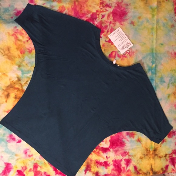 Burke Tops - Burke yoga organic bamboo top M in Teal